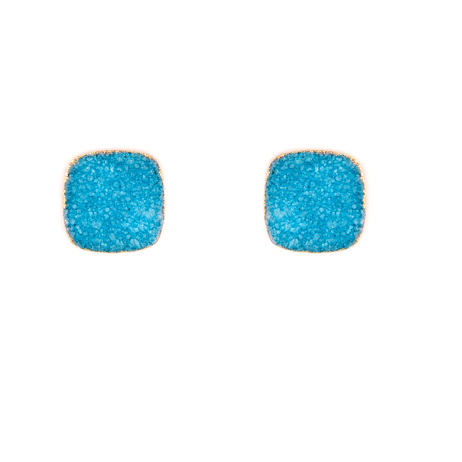 Blue Hydro Stud Earring Earring 13.99 Indigo Paisley