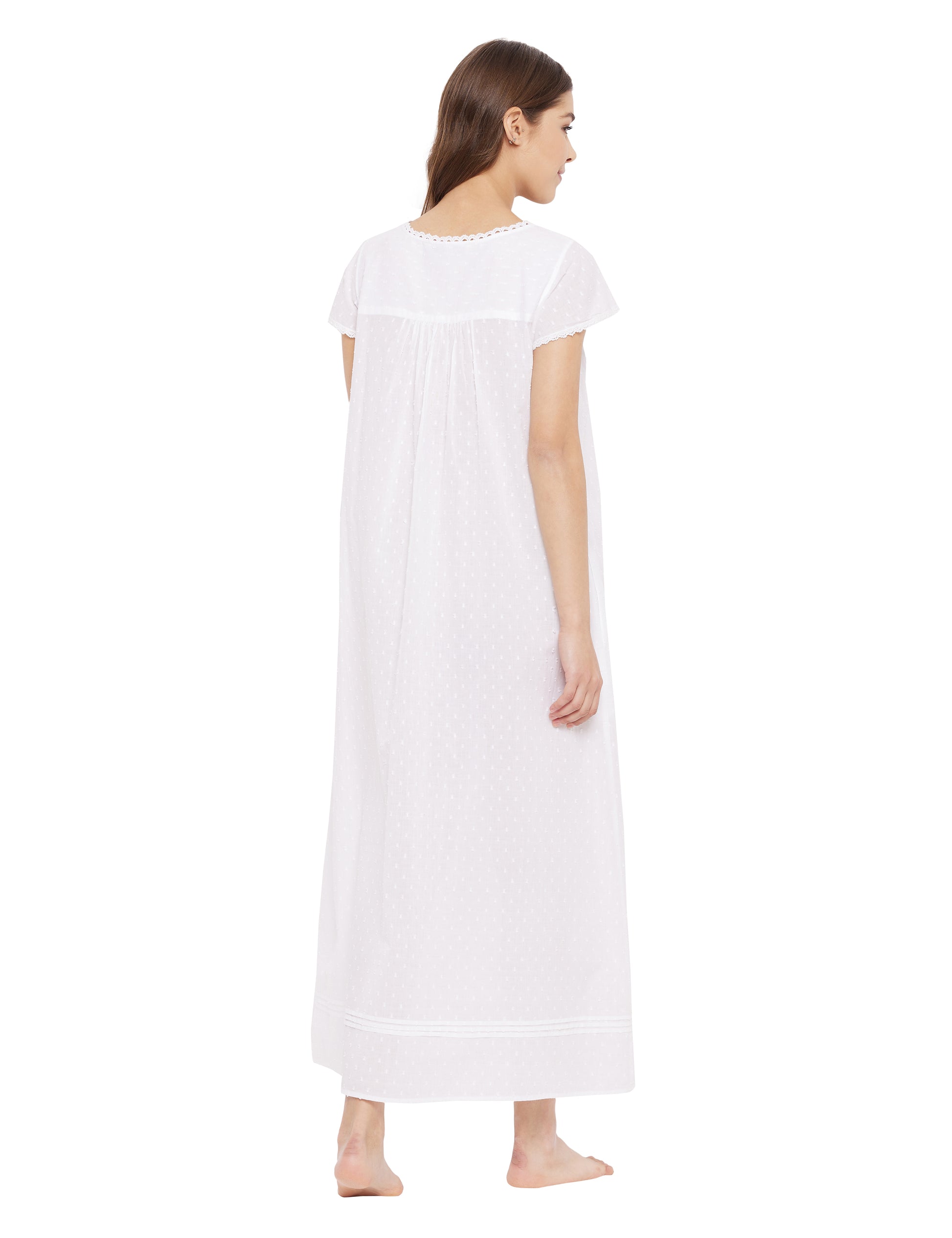 Sofia Cotton Lace Maxi Dress Gown  34.00 Indigo Paisley