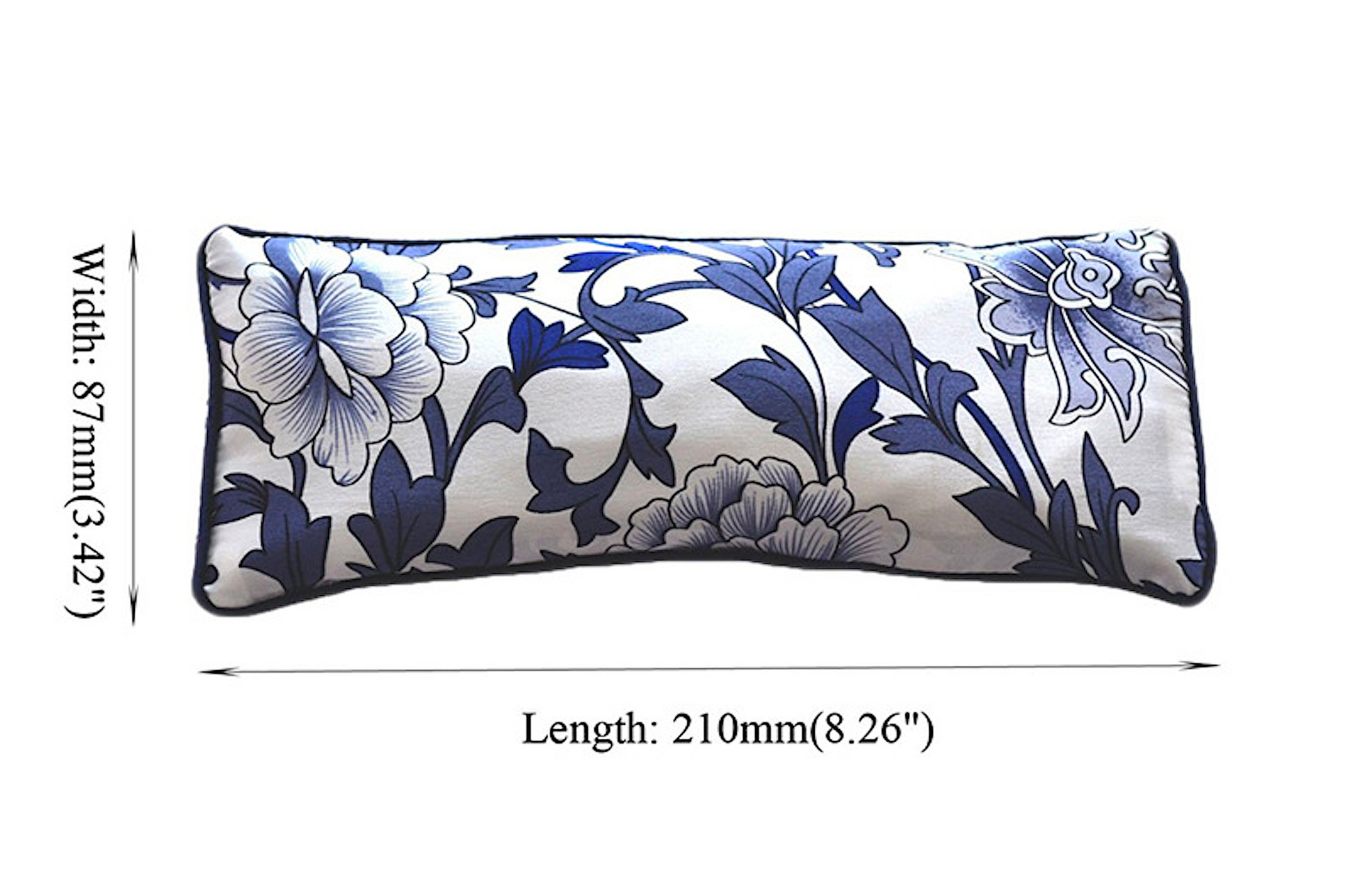 Eye Pillow With Lavender Flax Seed Filling For Soothing Eye 100% Silk Home 19.99 Indigo Paisley