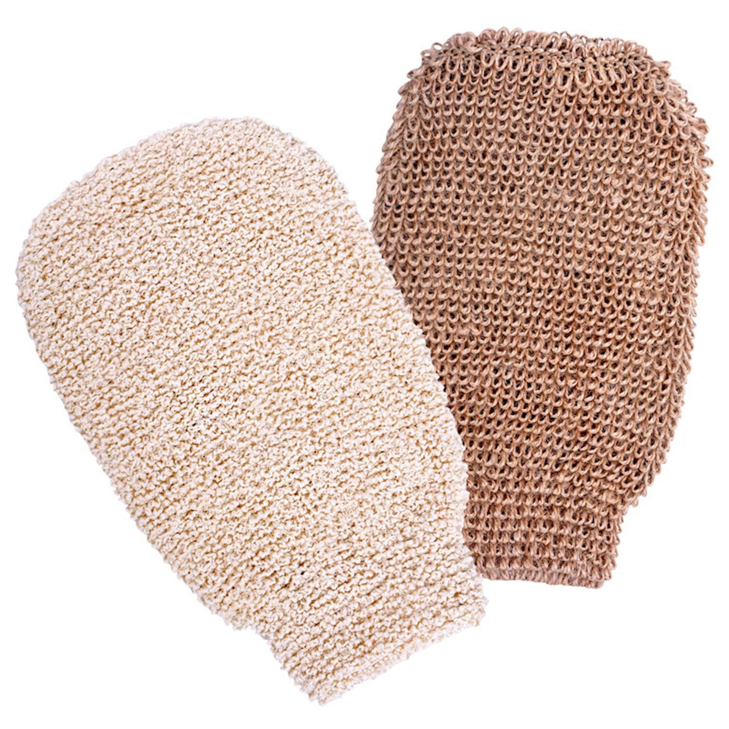 Exfoliating Body Scrubbing Gloves 100% Natural Plant Based Bathing Accessories 9.99 Indigo Paisley