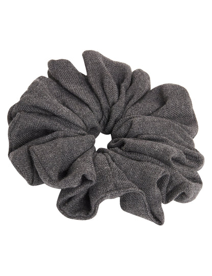 Hair Scrunchie Soft Cotton Ruffles Hair Accessories 6.00 Indigo Paisley